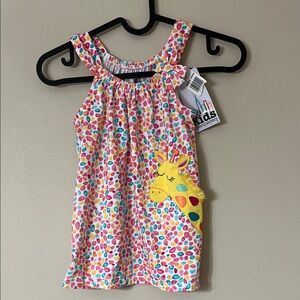 Kids Headquarters Multicolored Patterned Dress